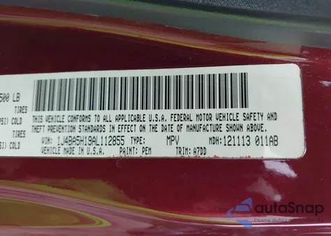 2010 Jeep Wrangler Unlimited Sahara из США, поврежденный, VIN 1J4BA5H19AL112855